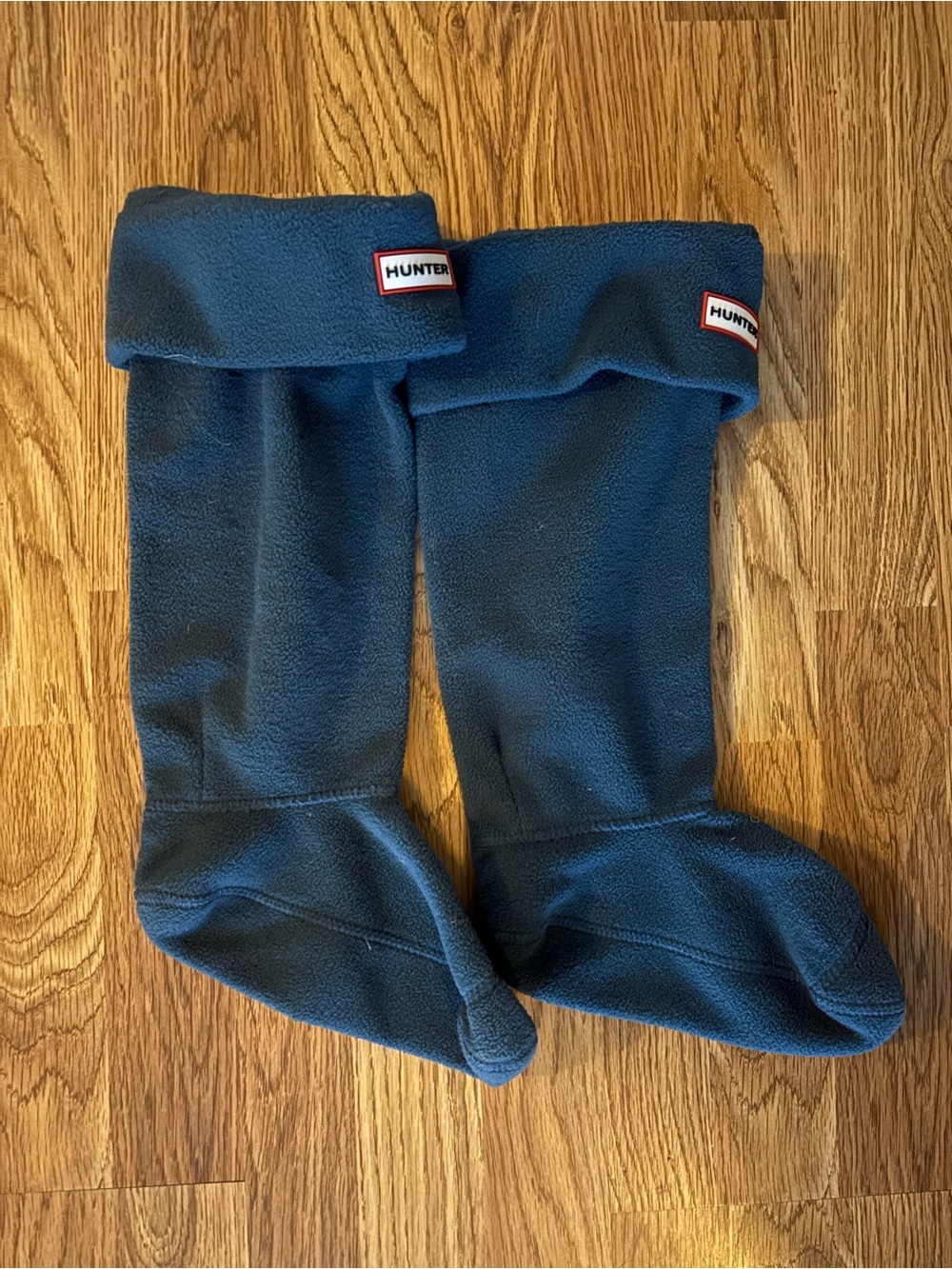 Hunter Teal Fleece Boot Sock Liners